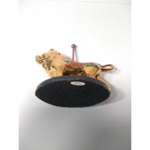 Lot De 3 Ornements De Noël Hallmark 2004 - Série Carrousel Avec Lion Majestic